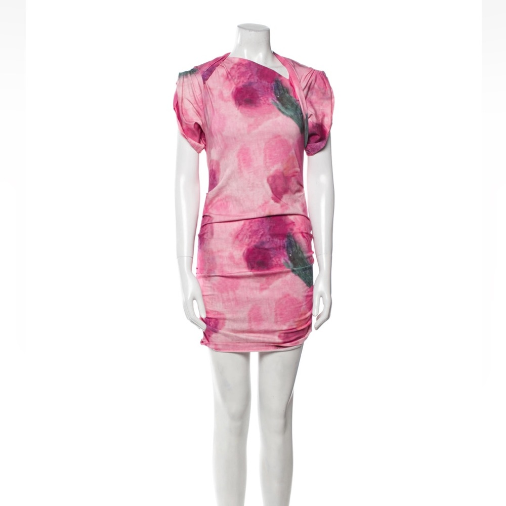 Isabel Marant Pink Floral Minidress